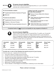 Form FM945 Oregon Lifeline Application (Free Wireless Service) - Oregon, Page 2