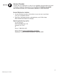 Form FM945 Oregon Lifeline Application (Free Wireless Service) - Oregon, Page 4