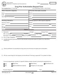Document preview: Form HFS3082 Drug Prior Authorization Request Form - Illinois