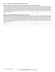 Form CT-590 Athlete or Entertainer Request for Waiver of Withholding - Connecticut, Page 2