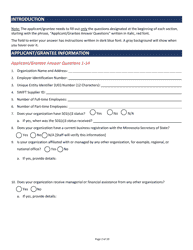 Pre-award Risk Assessment - Minnesota, Page 2