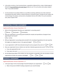 Pre-award Risk Assessment - Minnesota, Page 6