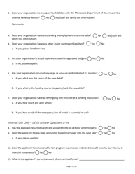 Pre-award Risk Assessment - Minnesota, Page 7