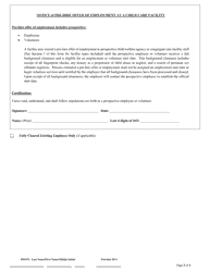 Form CFS718-B-AI Authorization for Background Check for Agencies &amp; Institutions - Illinois, Page 3