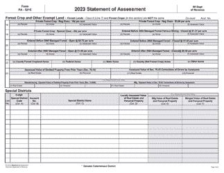 Form PA-521C Statement of Assessment - Wisconsin, Page 2