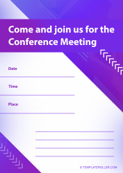Document preview: Conference Invitation Template