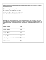 Form FI-00152-05 Authorization for Travel - Minnesota, Page 2