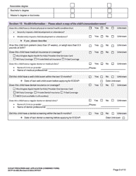 DCYF Form 05-006 Eceap Pre-screen &amp; Application (Combined Form) - Washington, Page 9