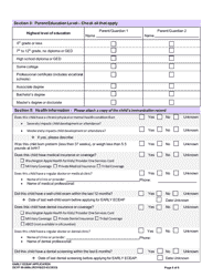 DCYF Form 05-008B Early Eceap Application - Washington, Page 5