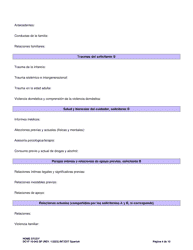 DCYF Formulario 10-043 Estudio Del Hogar - Washington (Spanish), Page 4