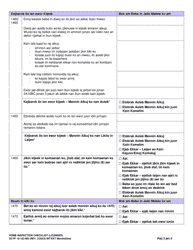 DCYF Form 10-183 Home Inspection Checklist (Licensed) - Washington (Marshallese), Page 3
