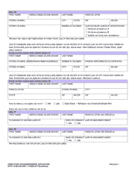 DCYF Form 10-354 Home Study or Reassessment Application - Washington (Marshallese), Page 6