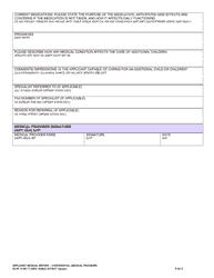 DCYF Form 13-001 Applicant Medical Report - Confidential - Washington (English/Tigrinya), Page 2