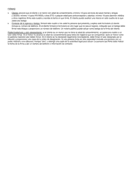 DCYF Formulario 14-012 Consentimiento Para Release of Information (Divulgacion De Informacion) - Washington (Spanish), Page 3
