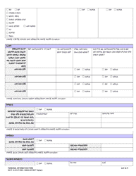 DCYF Form 15-276 Personal Information Form - Washington (Tigrinya), Page 2