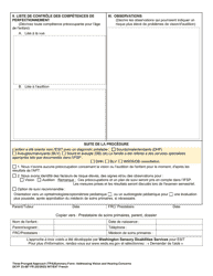 DCYF Form 23-007 Three-Pronged Approach (Tpa) Summary Form Addressing Vision and Hearing Concerns - Washington (French), Page 2
