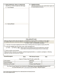 DCYF Form 23-007 Three-Pronged Approach (Tpa) Summary Form Addressing Vision and Hearing Concerns - Washington, Page 2