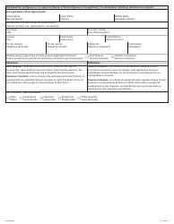 Form NWT8898 Application for Territorial Lands - Northwest Territories, Canada (English/French), Page 2