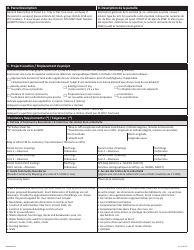 Form NWT8898 Application for Territorial Lands - Northwest Territories, Canada (English/French), Page 4