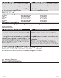 Form NWT9089 Application for Commissioner&#039;s Land Commercial/Industrial Use - Northwest Territories, Canada (English/French), Page 3