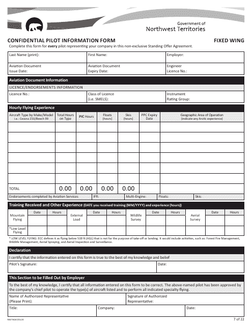 Form NWT9267  Printable Pdf