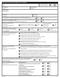 Form NWT9364 Trapper Mentorship Program Application - Northwest Territories, Canada (English/French), Page 2