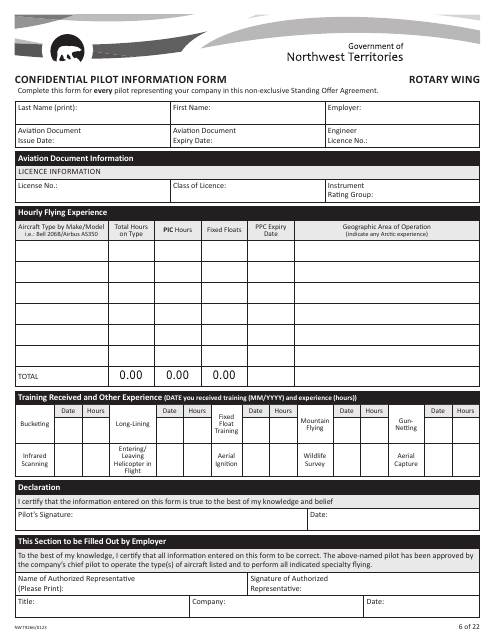 Form NWT9266  Printable Pdf