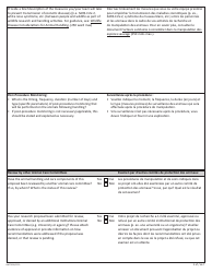 Form NWT9026 Application to Handle Wildlife - Northwest Territories, Canada (English/French), Page 5