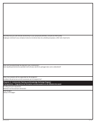 Form NWT9193 Covid Regional Harvesting, Training and Mentorship Support Program Application Form - Northwest Territories, Canada (English/French), Page 2