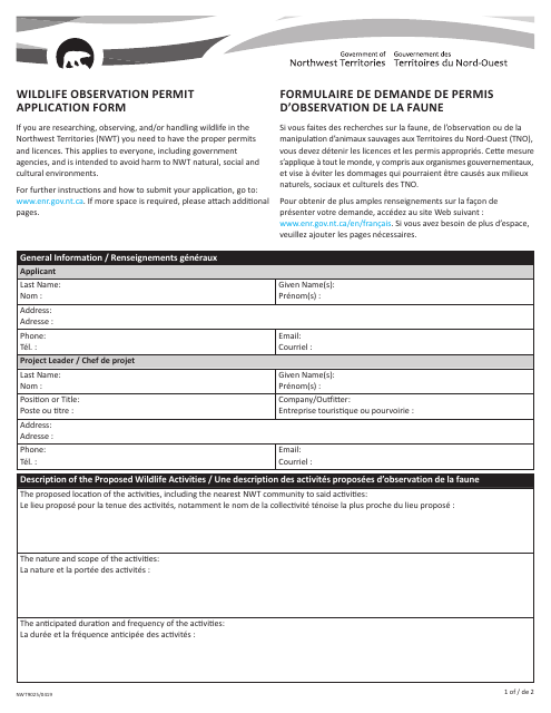 Form NWT9025  Printable Pdf