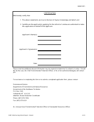 Form SRBP RF1 Defective Bag Refund Report - Retailer - Northwest Territories, Canada, Page 4