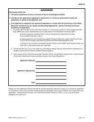 Form SRBP D1 Application for Registration as a Single-Use Retail Bag Distributor - Northwest Territories, Canada, Page 3