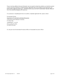 Application for a Beverage Container Depot Licence - Northwest Territories, Canada, Page 5