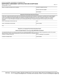 Form CEM-2008 Swppp/Wpcp Amendment Certification and Acceptance - California, Page 2