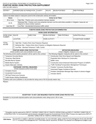 Form CEM-1303 Positive Work Zone Protection Supplement - California, Page 3