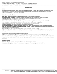 Form CEM-2508 Contractor Payroll Source Document Audit Summary - California, Page 2