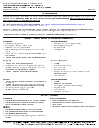 Form CEM-2410 Disadvantaged Business Enterprise Commercially Useful Function Evaluation - California, Page 6