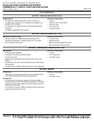 Form CEM-2410 Disadvantaged Business Enterprise Commercially Useful Function Evaluation - California, Page 7