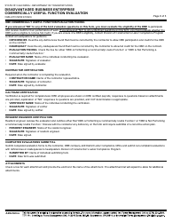 Form CEM-2410 Disadvantaged Business Enterprise Commercially Useful Function Evaluation - California, Page 8