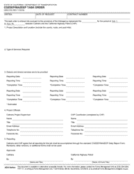 Document preview: Form CEM-2102 Cozeep/Mazeep Task Order - California