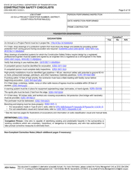Form CEM-0606 Construction Safety Checklists - California, Page 10