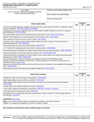 Form CEM-0606 Construction Safety Checklists - California, Page 11