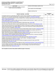Form CEM-0606 Construction Safety Checklists - California, Page 15