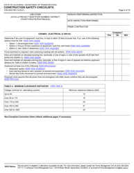 Form CEM-0606 Construction Safety Checklists - California, Page 9