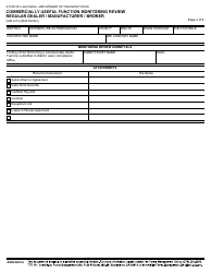 Form CEM-2416 Commercially Useful Function Monitoring Review Regular Dealer/Manufacturer/Broker - California, Page 4