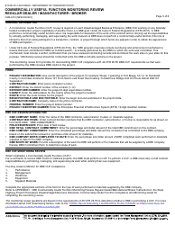 Form CEM-2416 Commercially Useful Function Monitoring Review Regular Dealer/Manufacturer/Broker - California, Page 5