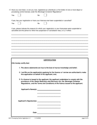 Application for a Beverage Container Processing Centre Licence - Northwest Territories, Canada, Page 4