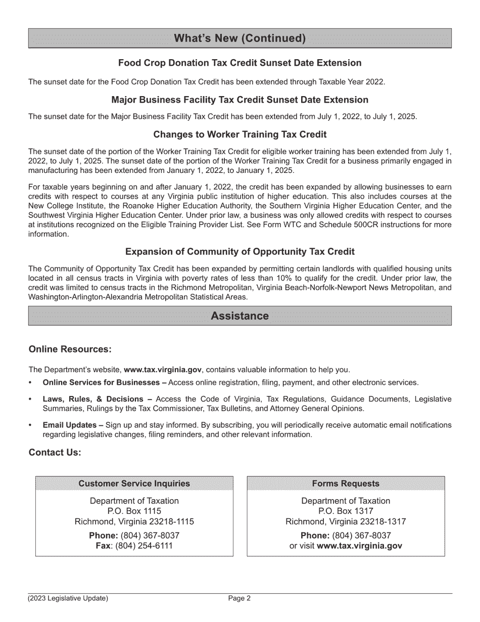 Instructions for Form 502 Pass-Through Entity Return of Income and Return of Nonresident Withholding Tax - Virginia, Page 4