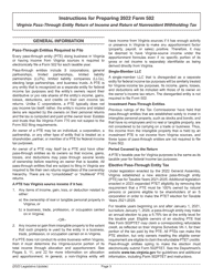 Instructions for Form 502 Pass-Through Entity Return of Income and Return of Nonresident Withholding Tax - Virginia, Page 5