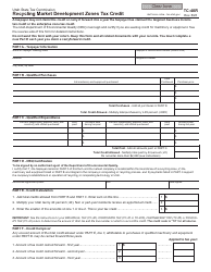 Form TC-40R Recycling Market Development Zones Tax Credit - Utah